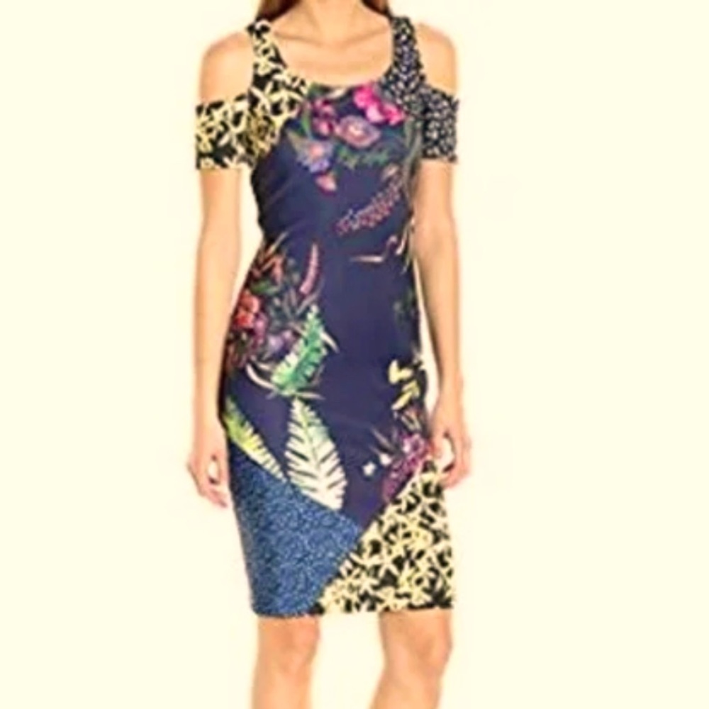 Rachel Rachel Ray Cold Shoulder Midi Dress